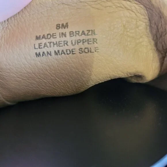 Michael Kors black leather round toe mid calf heeled boots size 8 - Picture 15 of 16